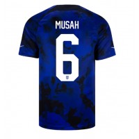 Pánský Fotbalový dres Spojené státy Yunus Musah #6 MS 2022 Venkovní Krátký Rukáv